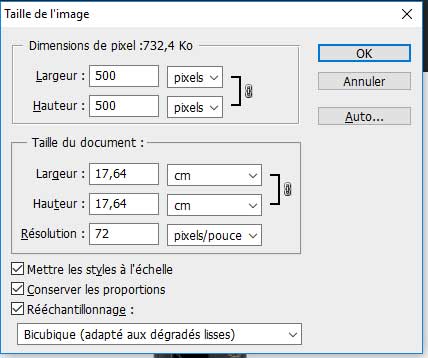 Modifier la taille d'une image dans Photoshop