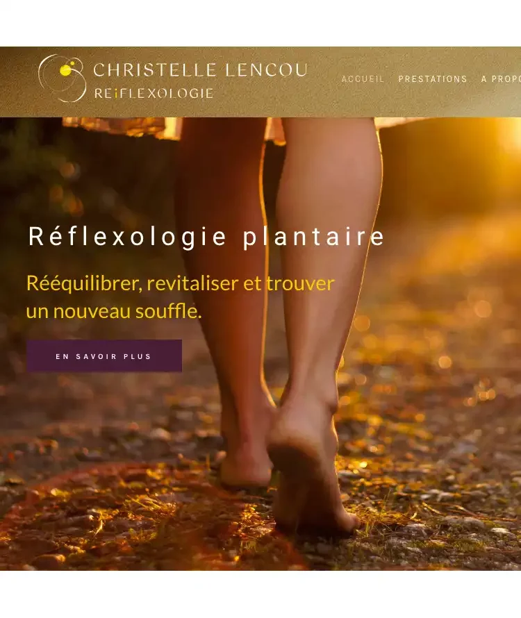 site pour reflexologue